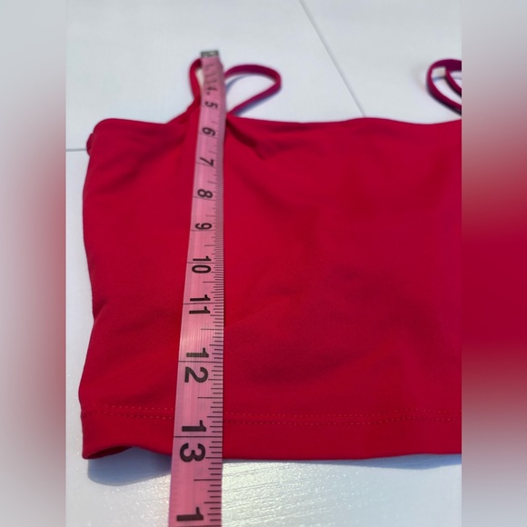 Halara Red Open Back Low Impact Sports Bra Size Xs - Picture 5 of 5